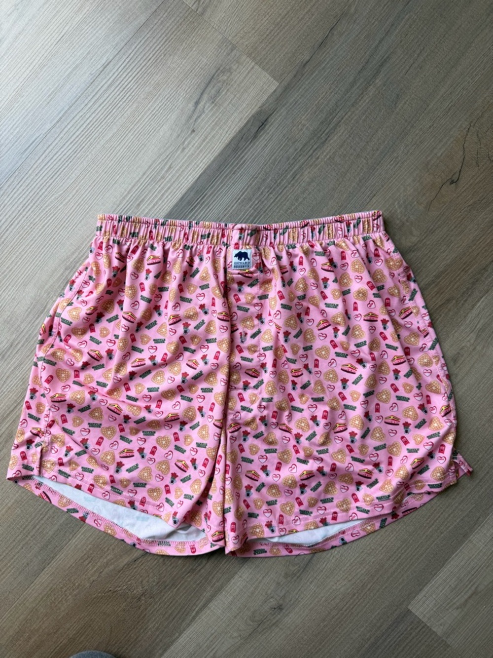 Men's Pink Waffle House Printed Boxers